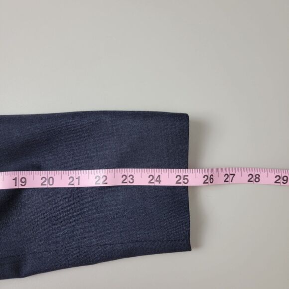 J Crew Tollegno 1900 Ludlow Blazer Mens 42R Blue Single Breasted Sports Jacket - Picture 13 of 16